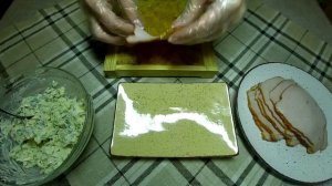 **Рулетики Из Ветчины С Чесночком И Сыром!!!**