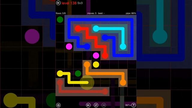 Flow Free  9x9 Mania  Level 138