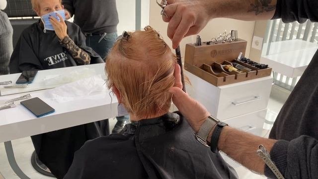 HAIR CUT TRAINING SHORT LAYER CUT HOW TO MAKE A HAIR CUT? DETAILED EXPLANATION