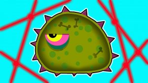 Суровый ЛИЗУН ГЛАЗАСТИК съедает все вокруг себя в РАКЕТЕ! Игра Tales from Space Mutant Blobs Attack