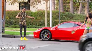 ШКУРА ПОВЕЛАСЬ НА FERRARI И БЫЛА УНИЖЕНА И ЧУТЬ НЕ РАЗБИЛА ТАЧКУ