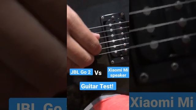 JBL Go 2 (30$) vs Xiaomi Mi Speaker (20$) Test Guitar