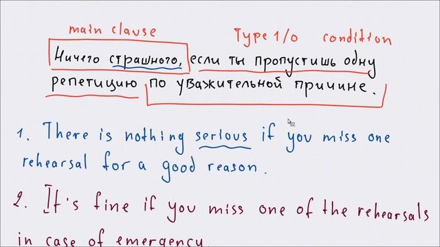 Перевод на английский предложения с условием -4