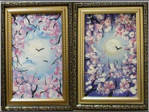 Весенние картинки -1. Правополушарное рисование