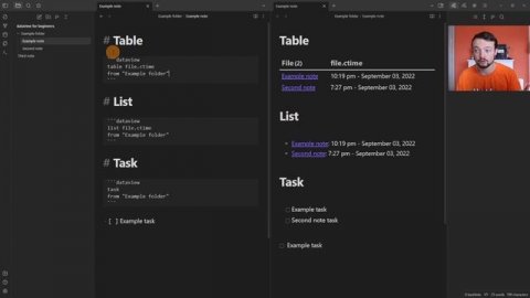 Obsidian Dataview for beginners