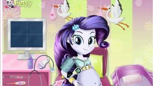 EG: Rarity is pregnant. Рарити ждет появления малышки:)))