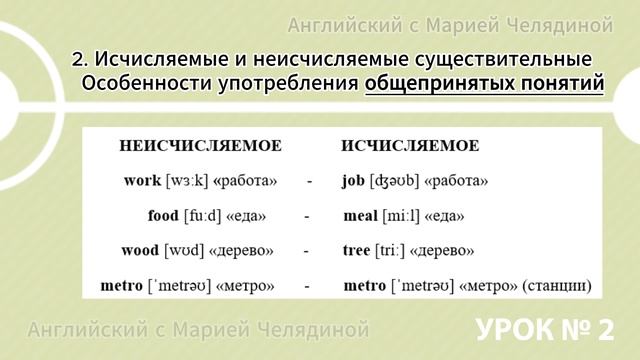 Мебель исчисляемое или неисчисляемое в английском языке