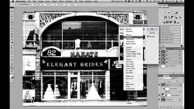 Photoshop: Filter stapeln смотреть онлайн