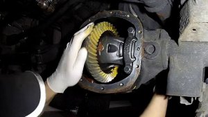 Jeep WJ 4.7 регулировка дифференциала переднего моста, после полной замены подшипников