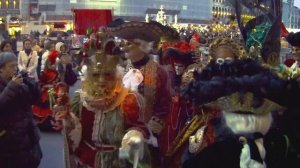 Ночная жизнь Карнавала. Венецианский Карнавал. Венеция Италия. Ресторан Флориан Площадь Сан-Марко