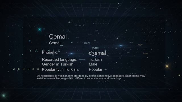 How to Pronounce Cemal (Cemal) in Turkish - Voxifier.com смотреть онлайн