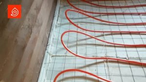 Монтаж тёплого пола УЮТ зимой