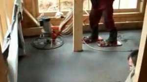 Укладка полусухой стяжки на теплый пол