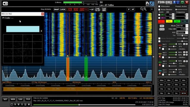 25.05.2021 17:20UTC, [Es], Nova, Дания, 103.9МГц, 1609км