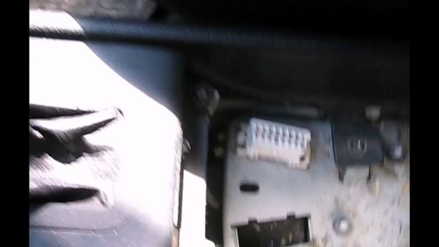 Опель Астра G диагностика скрепкой