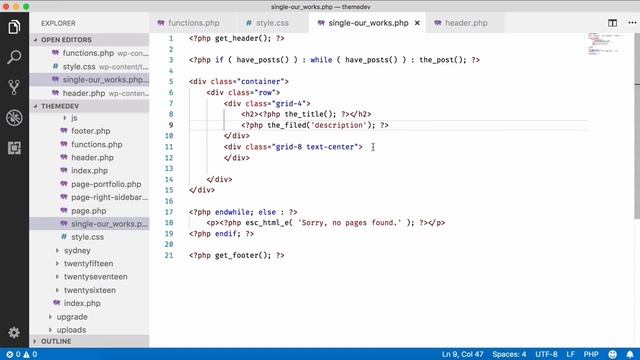 Wordpress Theme Development Tamil Tutorial -  10 WordPress Custom Type Single Post Template