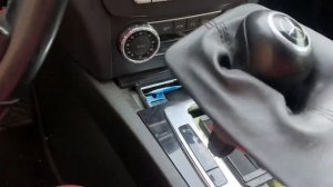 Mercedes Benz w204 installing new shift gear silver AMG установка ручки кпп серебро amg