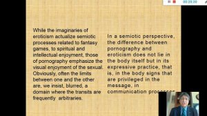 Semiotics of the Body 07 (EN) - Eroticism