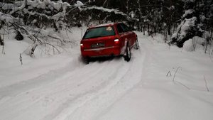 Audi Allroad quattro snow