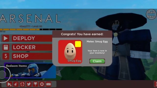 КАК ПОЛУЧИТЬ ЛЯГУШКУ И ЯЙЦО-ЛИЦО В АРСЕНАЛЕ? // Roblox Arsenal смотреть онлайн