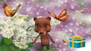 ZOOBE зайка Поздравление Насте С Днём Рождения !