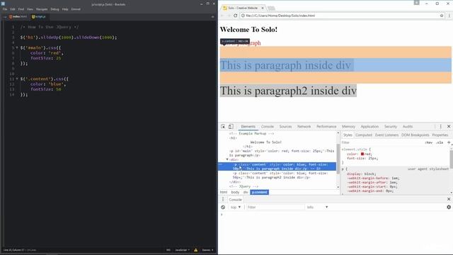 Build Creative Website Using HTML5, CSS3, jQuery & Bootstrap : How To Use jQuery смотреть онлайн