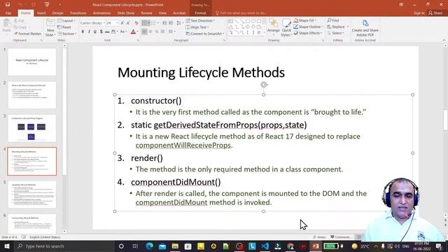React Tutorial #31  React Component Lifecycle Mount Phase | Dr Vipin Classes