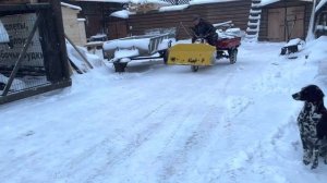 Модернизация мотороллера Муравей 2м в снегоуборщик