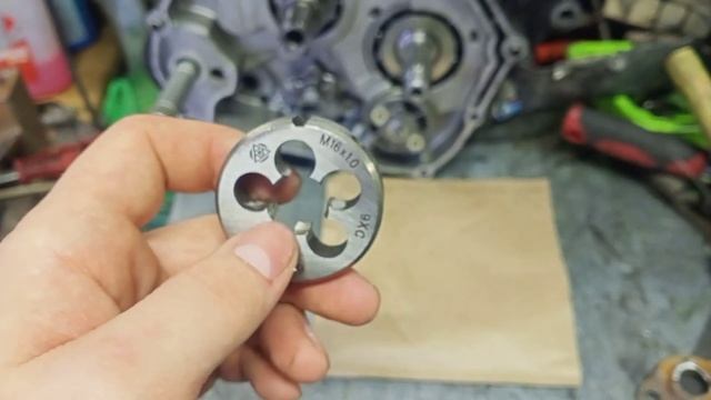Как восстановить резьбу коленчатого вала двигателя 166fmm смотреть онлайн