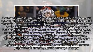 Голкипер «Коламбуса» Сергей Бобровский номинирован на «Кинг Клэнси Трофи»