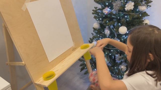 Обзор мольберта "Хлопушка" сосна МАЛЕВИЧЪ / Распаковка / Перекрасили мольберт смотреть онлайн