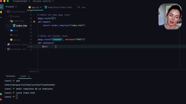 How to make a chatbot in python ? ChatGPT chatbot using Python and Flask смотреть онлайн