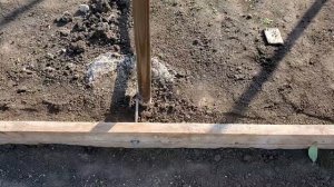 установка опалубки под плиту беседки