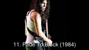 Kirk Hammett (Metallica). Top 20 guitar solos