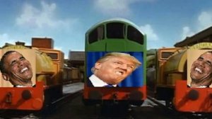 Donald Trump Thomas the Tank Engine Bing Bong but is Reversed