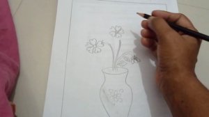 How to draw a Vase with Flowers | Step-by-Step Drawing Tutorial