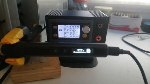паяльник  FNIRSI  HS01 питание от 24 вольт