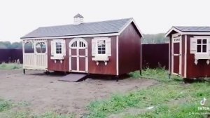 Хозблок с беседкой и уличным туалетом от компании Малинка