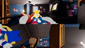 Sonic.EXE and Tails 360° Gameover Screen Compilation Friday Night Funkin