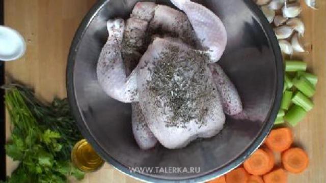 Курица с 40 зубчиками чеснока