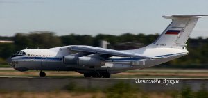 Вылет Ил-76МД RF-78813 с надписью "Оренбург"