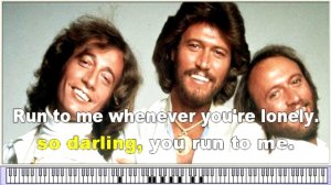 Bee Gees - Run To Me - Lyrics (Karaoke Version)