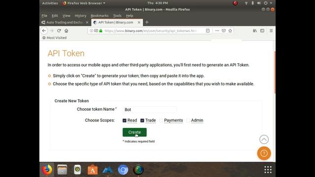How to setup API Token for Binary.com Auto Trader Web By Binary Ex Machina смотреть онлайн