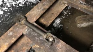 Рулевое управление на самодельный мини погрузчик.