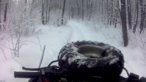 Чистим трассу на квадроцикле cf moto 500a.