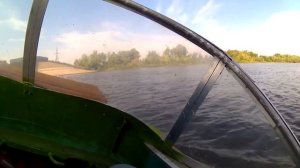 Рыбалка на Волге с лодки.