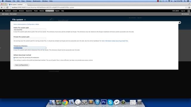 Common Drupal Installation Issue: Temporary Folder Warning