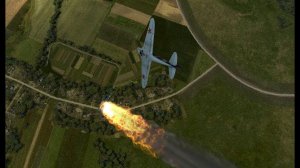 Бой 4 на 4 Ла-5ФН,  против Bf 110 . Победа. Я сбил три двухмоторных истребителя..