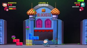 Arcade Mayhem Juanito Gameplay #1 : BLOCKITS | 2 Player Co-op