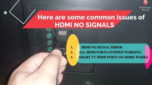 TELEFUNKEN TV HDMI NO SIGNAL || HDMI NO SIGNAL ON TV